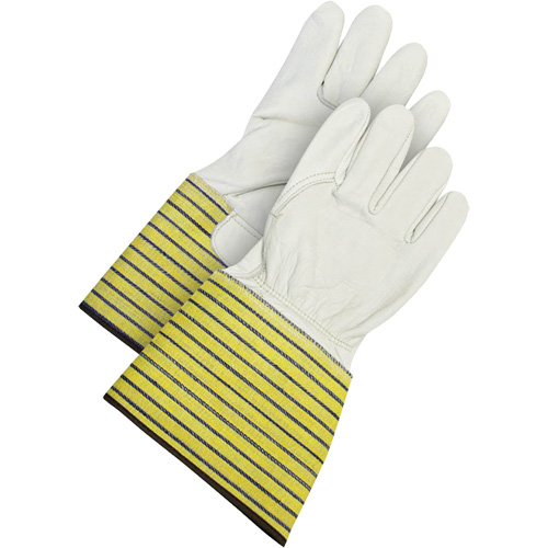Gants d'ajusteur traditionnels, Grand, Paume en Cuir fleur de vache, Doublure en Molleton Planification Entrepots Molloy