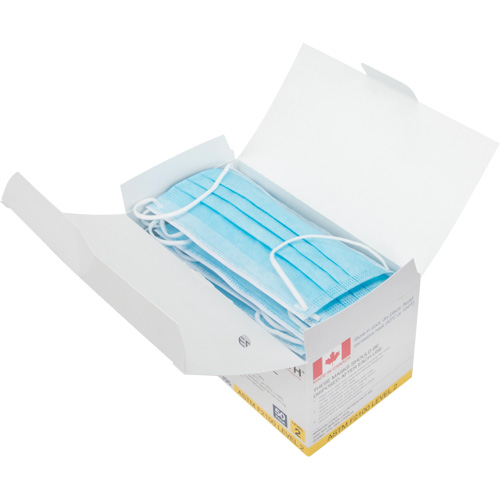 Masques d'intervention jetables, ASTM F2100 Niveau 2, Classe 1 Planification Entrepots Molloy