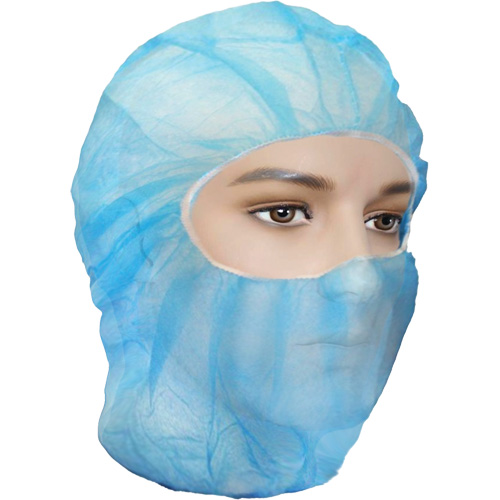 Cagoules de protection Care, Polypropyl&egrave;ne, Bleu Planification Entrepots Molloy