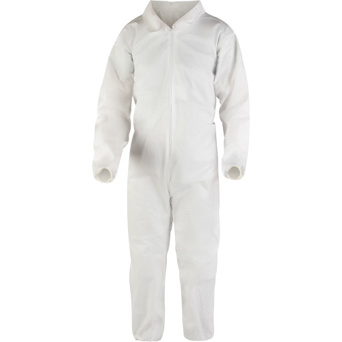 Premium Coveralls, Small, White, Microporous Planification Entrepots Molloy