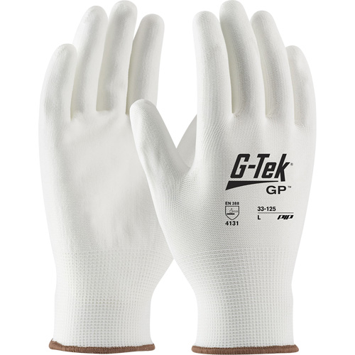 Gants enduits G-Tek GP, Petit, R&ecirc;vetement Polyur&eacute;thane, Calibre 13, Enveloppe en Nylon Planification Entrepots Molloy