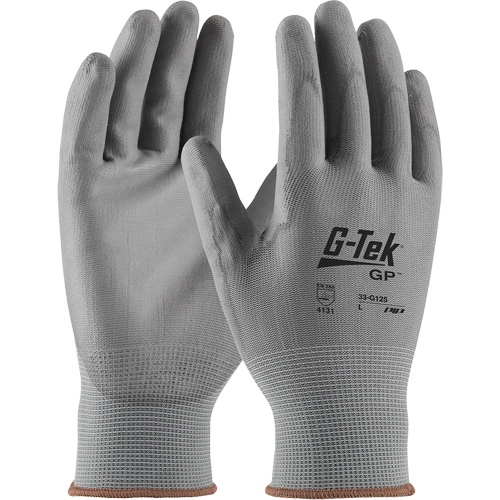 Gants enduits G-Tek GP, T-Grand, R&ecirc;vetement Polyur&eacute;thane, Calibre 13, Enveloppe en Nylon Planification Entrepots Molloy