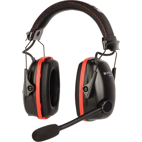Wireless Hearing Protector Earmuffs with Bluetooth&reg; Audio, Headband Style, 25 dB Planification Entrepots Molloy