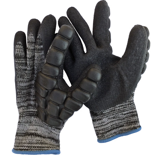 Gants antichocs enduits pour le martelage, 8/Moyen, Paume en Synth&eacute;tique, Poignet &eacute;lastique Planification Entrepots Molloy