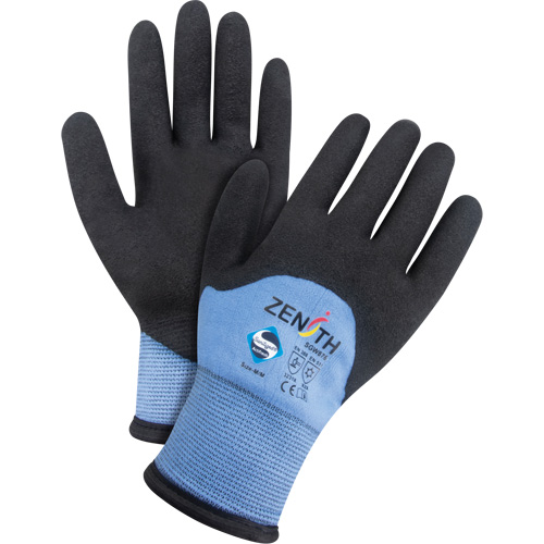 Gants enduits ZX-30° de premi&egrave;re qualit&eacute;, T-Grand, R&ecirc;vetement Mousse de PVC, Calibre 15, Enveloppe en Nylon Planification Entrepots Molloy