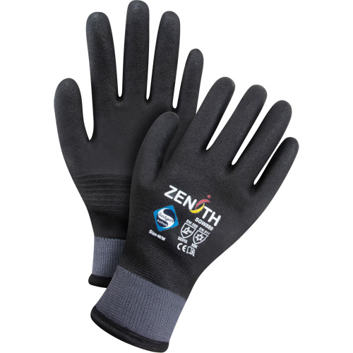 ZX-30° Premium Coated Gloves, Medium, Foam PVC Coating, 15 Gauge, Nylon Shell Planification Entrepots Molloy
