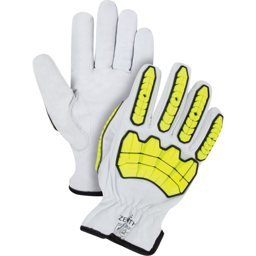 Gants r&eacute;sistants aux coupures et aux chocs, Petit, Paume en Ch&egrave;vre, Poignet Conducteur Planification Entrepots Molloy