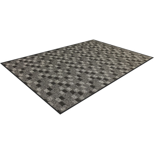 Tapis de vestibule Terra Nova classique, Essuie-pieds, 6' x 10' x 5/16", Charbon Planification Entrepots Molloy