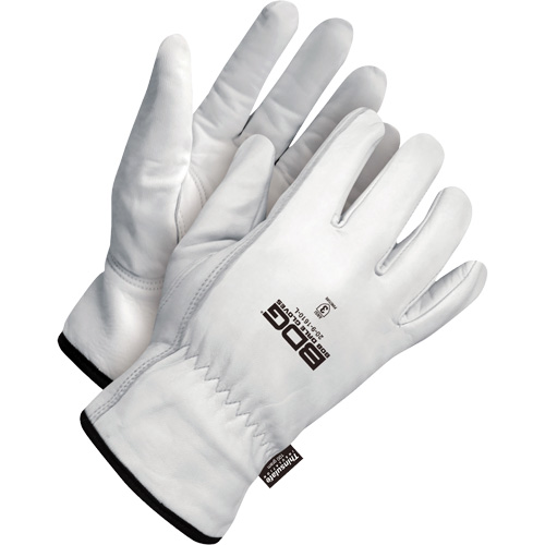 Classic Puncture Resistant Driver Gloves, Large, Grain Goatskin Palm, Thinsulate Inner Lining Planification Entrepots Molloy