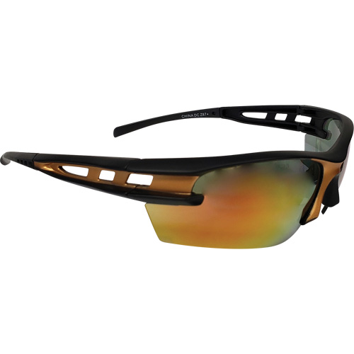 Mango Safety Glasses, Orange Mirror Lens, Meets/Exceeds CSA Z94.3 Planification Entrepots Molloy