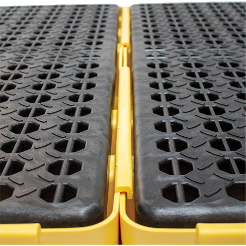 Low Profile Spill Pallet, 76.5 US gal. Spill Capacity, 72" x 49" x 6.5" Planification Entrepots Molloy