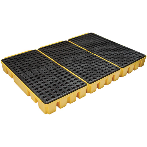 Low Profile Spill Pallet, 76.5 US gal. Spill Capacity, 72" x 49" x 6.5" Planification Entrepots Molloy