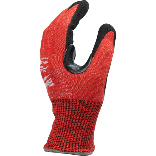Gants r&eacute;sistants aux coupures enduits par trempage, Taille Grand, Calibre 15, Rev&ecirc;tement Nitrile, Enveloppe en Nylon/Lycra, ASTM ANSI niveau A4 Planification Entrepots Molloy
