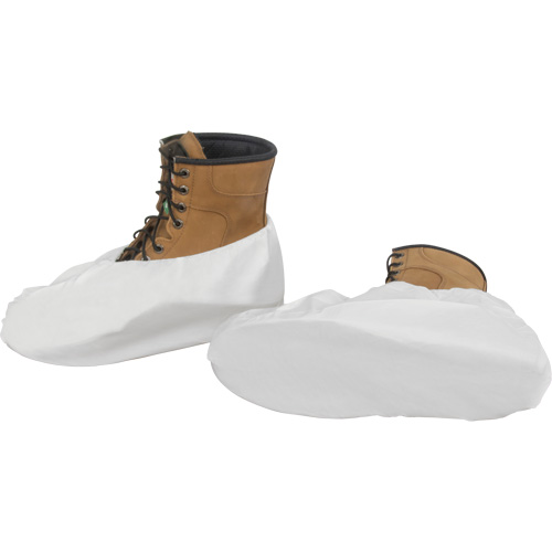 Shoe Covers, One Size, Microporous, White Planification Entrepots Molloy