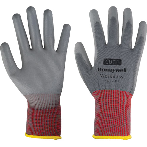 Gants de protection contre les coupures WorkEasy, Taille 6/T-petit, Calibre 13, Rev&ecirc;tement Polyur&eacute;thane, Enveloppe en Polyester, EN 388 niveau 1 Planification Entrepots Molloy