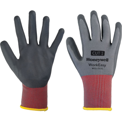 Gants de protection contre les coupures WorkEasy, Taille 6/T-petit, Calibre 13, Rev&ecirc;tement Mousse de nitrile, Enveloppe en Polyester, EN 388 niveau 1 Planification Entrepots Molloy