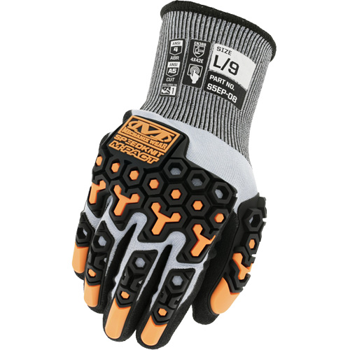 Gants antichocs r&eacute;sistants aux coupures SpeedKnit M-Pact, Taille 7/Petit, Calibre 18, Rev&ecirc;tement Nitrile, Enveloppe en PEHP/Tungst&egrave;ne, ASTM ANSI niveau A5/EN 388 niveau E Planification Entrepots Molloy