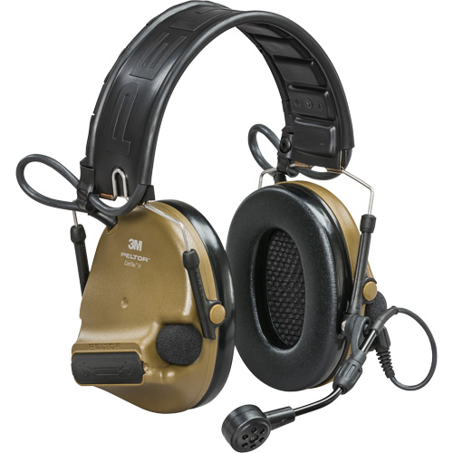 Casque VI NIB avec rail arc Peltor ComTac, Style Bandeau, 23 dB Planification Entrepots Molloy
