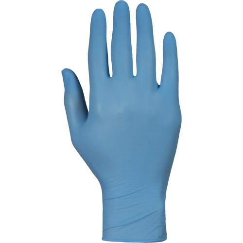 Gants jetables KeepKleen, Petit, Nitrile, 2,8 mil, Sans poudre, Bleu Planification Entrepots Molloy