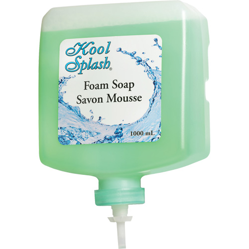 Savon apaisant &agrave; l'alo&egrave;s Kool Splash, Mousse, 1000 ml, Parfum&eacute; Planification Entrepots Molloy