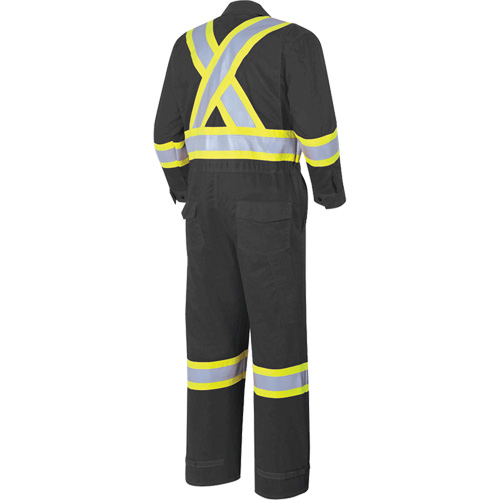7702BK Combinaison ignifuge et r&eacute;sistant &agrave; l'arc &eacute;lectrique 88/12 FR-Tech, Taille 36, Noir, 9,7 cal/cm² Planification Entrepots Molloy