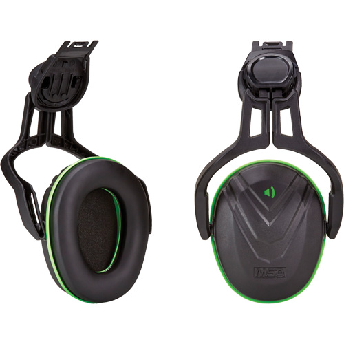 Dispositif de protection auditive mont&eacute; sur casque V-Gard, Fixation pour casque, 22 NRR dB Planification Entrepots Molloy