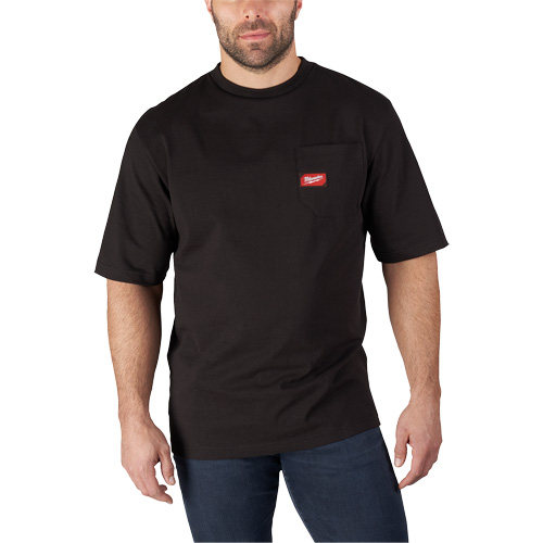 T-shirt robuste avec poche, Hommes, Petit, Noir Planification Entrepots Molloy