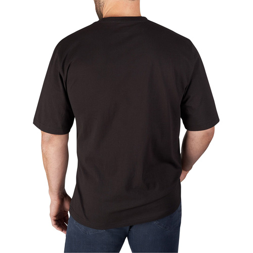 T-shirt robuste avec poche, Hommes, Petit, Noir Planification Entrepots Molloy