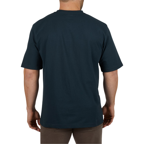 T-shirt robuste avec poche, Hommes, Petit, Bleu Planification Entrepots Molloy