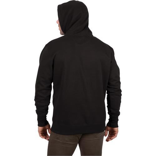 Heavy-Duty Pullover Hoodie, Men's, Small, Black Planification Entrepots Molloy