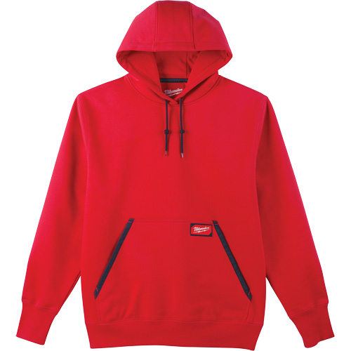 Heavy-Duty Pullover Hoodie, Men's, Small, Red Planification Entrepots Molloy
