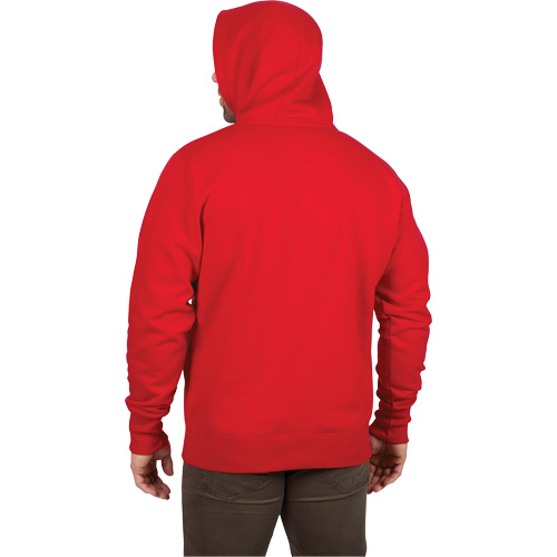 Heavy-Duty Pullover Hoodie, Men's, Small, Red Planification Entrepots Molloy