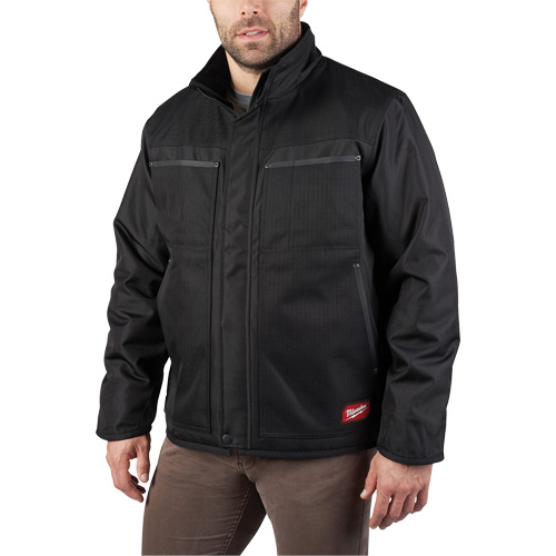 GridIron Traditional Jacket, Men's, Small, Black Planification Entrepots Molloy