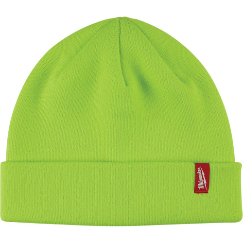 Tuque &agrave; revers haute visibilit&eacute;, Taille unique, Vert Planification Entrepots Molloy