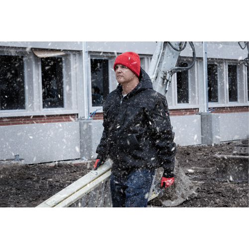 Tuque &agrave; revers, Taille unique, Rouge Planification Entrepots Molloy