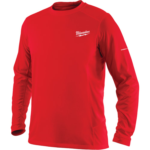 T-shirt &agrave; manches longues Workskin, Hommes, Petit, Rouge Planification Entrepots Molloy