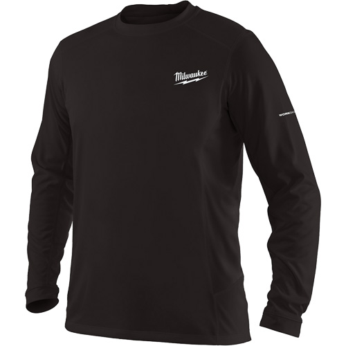 T-shirt &agrave; manches longues Workskin, Hommes, Petit, Noir Planification Entrepots Molloy