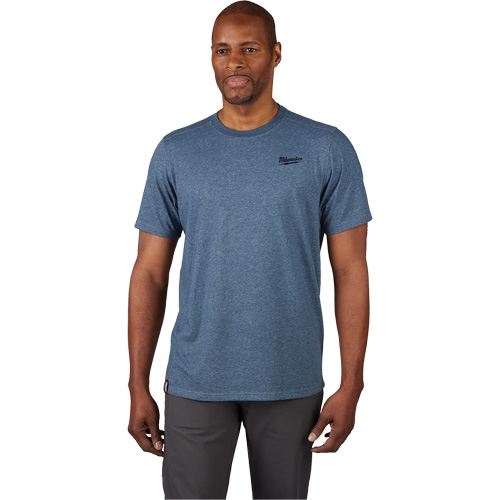T-shirt de travail hybride, Hommes, Petit, Bleu Planification Entrepots Molloy