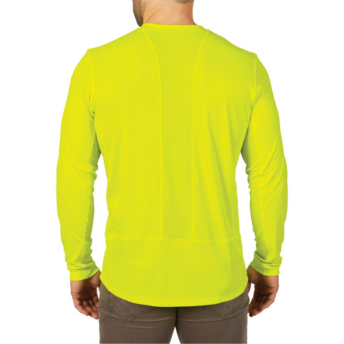 Workskin Lightweight High Visibility Shirt, Men's, Small, Yellow Planification Entrepots Molloy