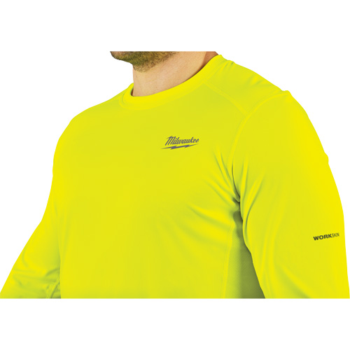 Workskin Lightweight High Visibility Shirt, Men's, Small, Yellow Planification Entrepots Molloy