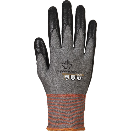Coated Gloves, Size 5, 21 Gauge, Nitrile Coated, TenActiv Shell, ASTM ANSI Level A9 Planification Entrepots Molloy