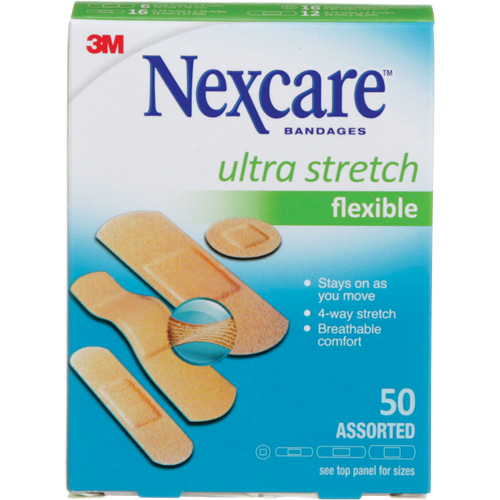 Nexcare Ultra Stretch Bandages, Assorted, Plastic, Non-Sterile Planification Entrepots Molloy
