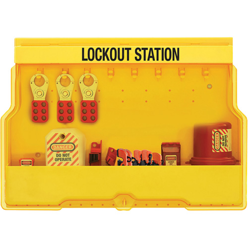 Premier Electrical Lockout Station, None Padlocks, 16 Padlock Capacity, Padlocks Not Included Planification Entrepots Molloy