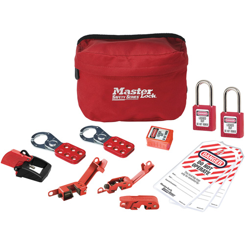 Standard Lockout Kit with Zenex Thermoplastic Locks, Electrical Kit, 13 Components Planification Entrepots Molloy