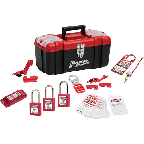 Standard Lockout Kit with Zenex Thermoplastic Locks, Electrical Kit, 14 Components Planification Entrepots Molloy