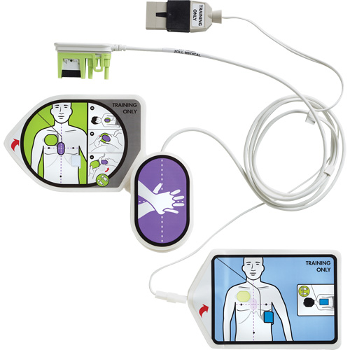 Trousse de formation et d&eacute;monstration RCR Uni-Padz, Zoll AED 3 Pour, Non m&eacute;dical Planification Entrepots Molloy