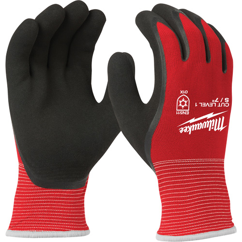 Gants r&eacute;sistant aux coupures, Taille Grand, Rev&ecirc;tement Nitrile, Enveloppe en Lycra/Nylon, ANSI/ISEA 105 niveau 1/EN 388 niveau 1 Planification Entrepots Molloy
