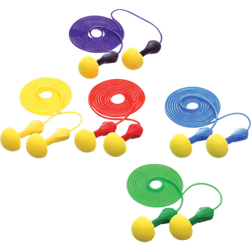 Bouchons d'oreilles rapides de style capsule E-A-R, Avec cordon, Vrac - Sachet coussin, 25 dB NRR, Taille unique Planification Entrepots Molloy