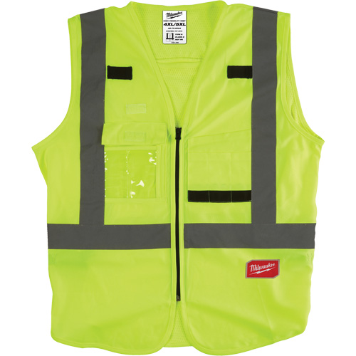 Veste de s&eacute;curit&eacute;, Jaune lime haute visibilit&eacute;, Grand/T-Grand Planification Entrepots Molloy