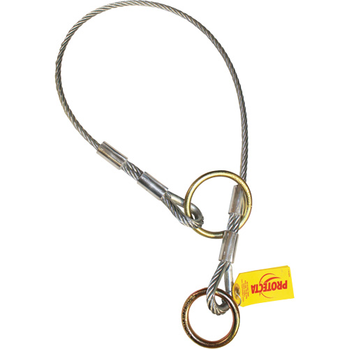 Cable Dual-Ring Adaptor, Tie-Off, Temporary Use Planification Entrepots Molloy